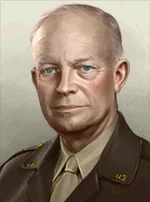 Portrait of Dwight D Eisenhower