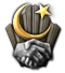 Marginalized Muslim Community idea icon