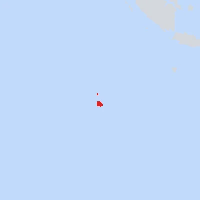 Map showing the location of Cocos Islands in Hearts of Iron IV
